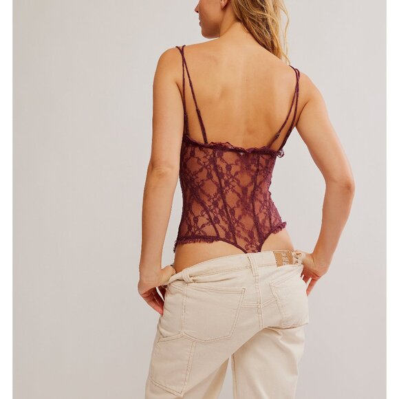 FREE PEOPLE If You Dare Bodysuit / Wild Ginger - Picture 4 of 6